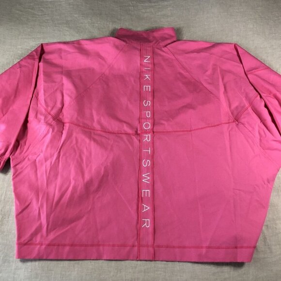 NWT. Nike Full Zip Pink Jacket Oversized Fit Womens Sizes New With Tags. Size XL - Picture 9 of 11